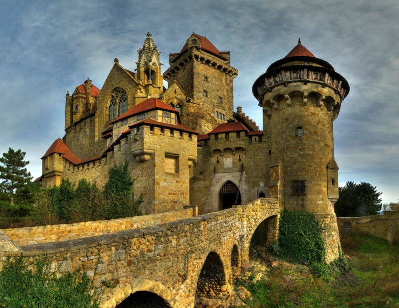 arquitectura, austria, medieval, 2K, castillo