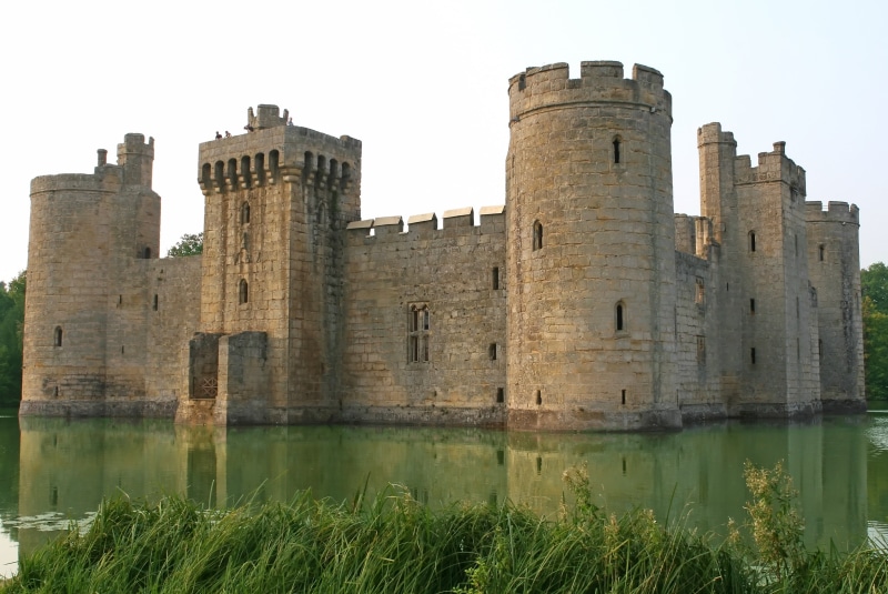 travel destinations, nature, tower, daytime, security, fortify, sunny, conservation, bulwark, stone, ramparts, summer, reflection, the past, history, british