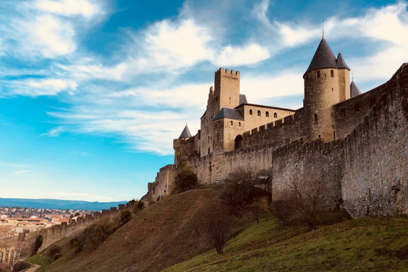 4K, nature, sky, travel destinations, fantasy, fortified wall, king, cloud - sky, france, photography, castle, no people, travel, day, old, the past, history