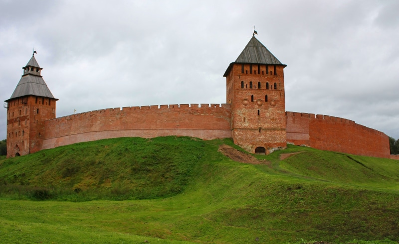 day, history, outdoors, castle, wall, land, protection, two, brown, green color, the citadel, Russia, tourism, building, famous Place, place of worship
