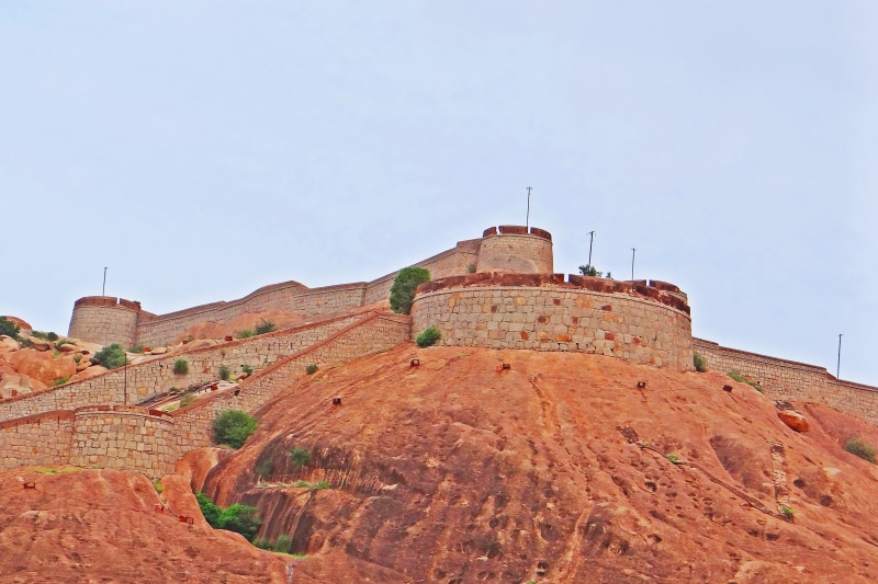 Bellary Fort, fortification, stronghold, the past, ancient civilization, outdoors, fortified wall, wall, citadel, sky, building, architecture, low angle view