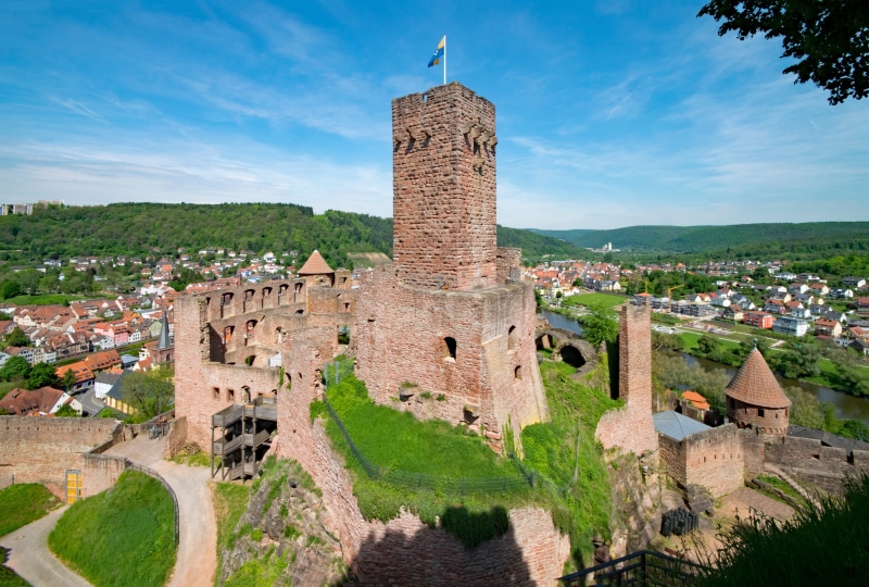 travel, ancient civilization, europe, baden württemberg, wertheim, places of interest, built structure, no people, nature, building exterior, height burg