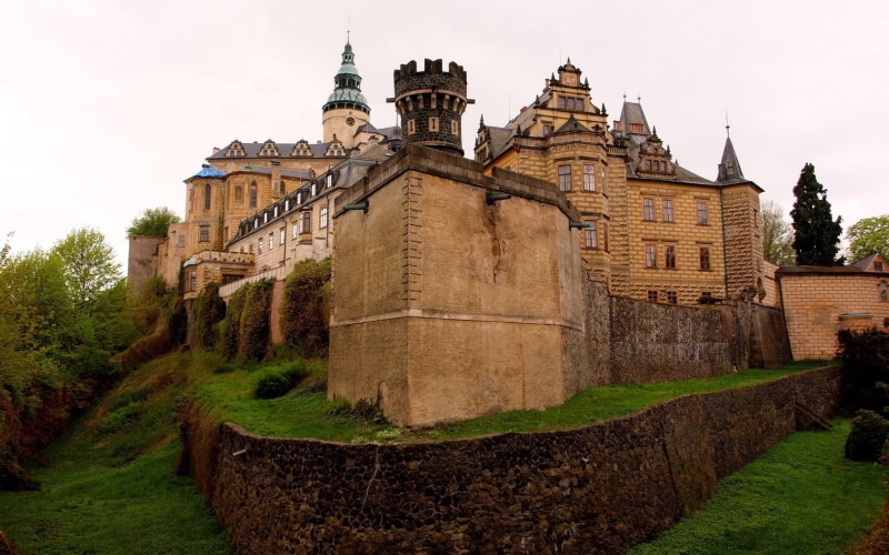 medieval, protection, wall, 720P, cultures, surrounding Wall, castle, nature, tower, sky, brown, day, outdoors, old, europe, wall - Building Feature, palace