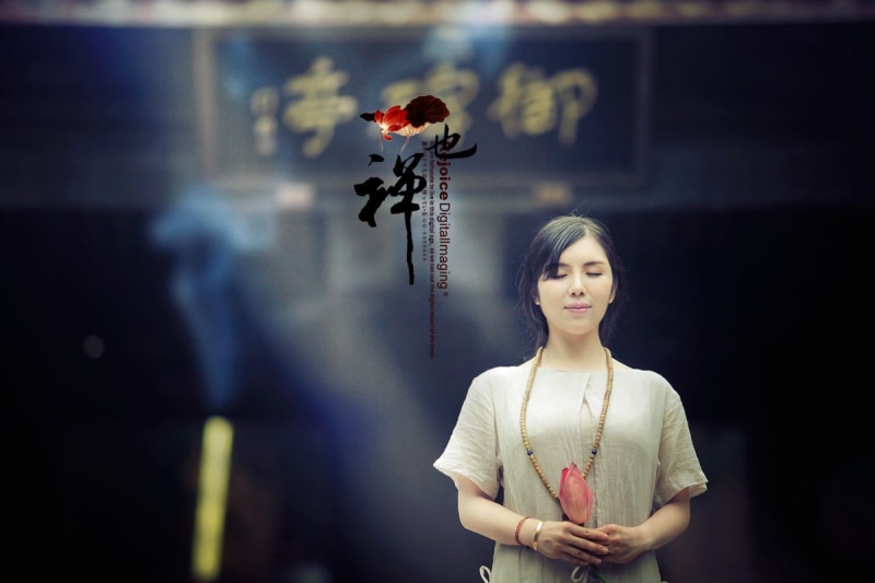 s, meditation, consumerism, white, Asian, waist up, beautiful woman, beauty, looking, holding, dress, shirt, 480P, adult, China, Chinese, arts culture and entertainment