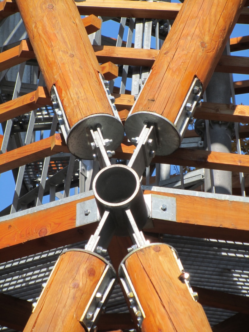 industry, close-up, metal, nautical vessel, connection, wood - material, outdoors, transportation, technology, nature, mode of transportation, lookout tower