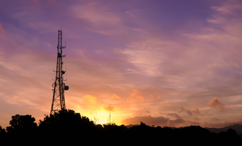 communication, mount victoria lookout, silhouette, purple, 5K, sky, global communications, beauty in nature, plant, connection, power supply, wireless technology