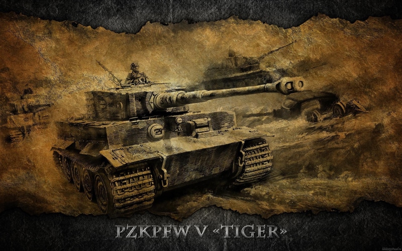pzkpfw, world of tanks, world, vi, games, tanks, tanks from games, tiger, 1080P