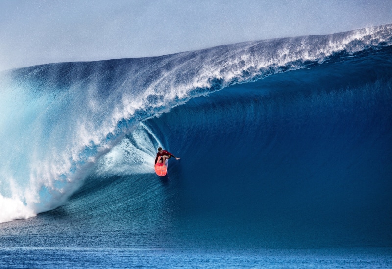 recreational Pursuit, spray, barrel, blue, splashing, scenics - nature, lifestyles, extreme Sports, competition, outdoors, nature, day, beauty in nature
