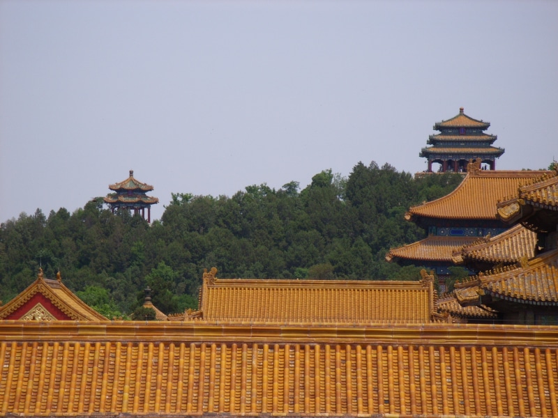 wall, daytime, china, the past, temples, landscape, beijing, culture, peking, travel, hill, travel destinations, ancient, structure, sunrise, outdoors
