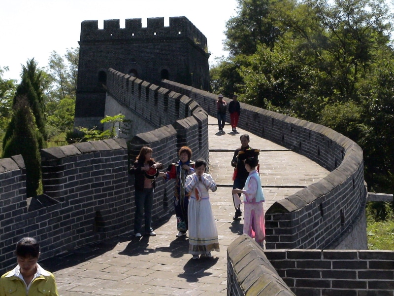 group, unesco, sunlight, defensive walls, stairs, tree, men, the past, dandong, human, lifestyles, building exterior, personal, adult, architecture, staircase
