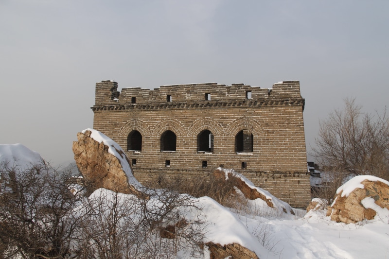 the user-le, building, old ruin, 4K, tree, the past, plant, snow, tourism, outdoor, cold temperature, history, bare tree, architecture, white color, ancient