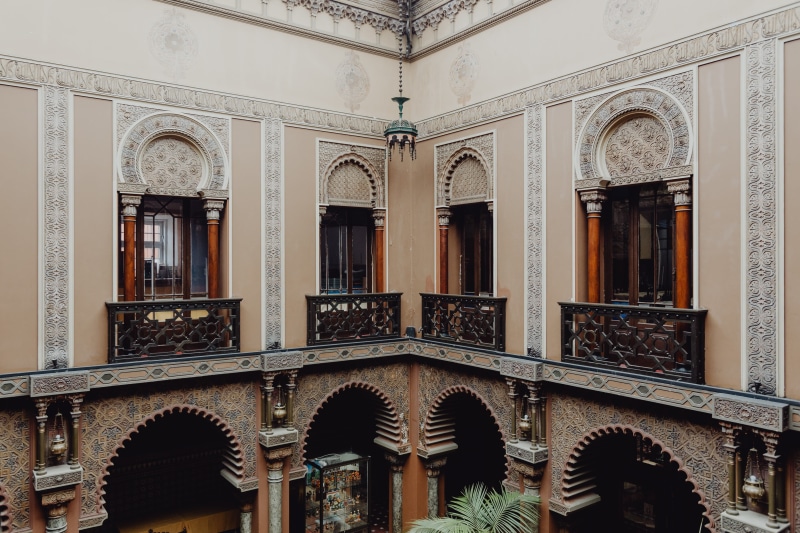balcony, city, lisbon, travel destinations, Casa do Alentejo, day, pattern, the past, window, building, luxury, Moorish-style, Palacio Alverca, interior
