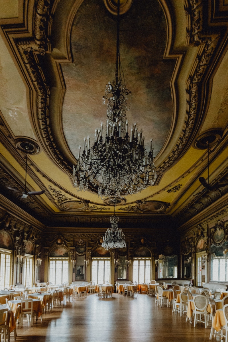 aisle, building, spirituality, fresco, casa, restaurant, history, Casa do Alentejo, lisboa, ornate, alentejo, lighting equipment, Palacio Alverca, belief