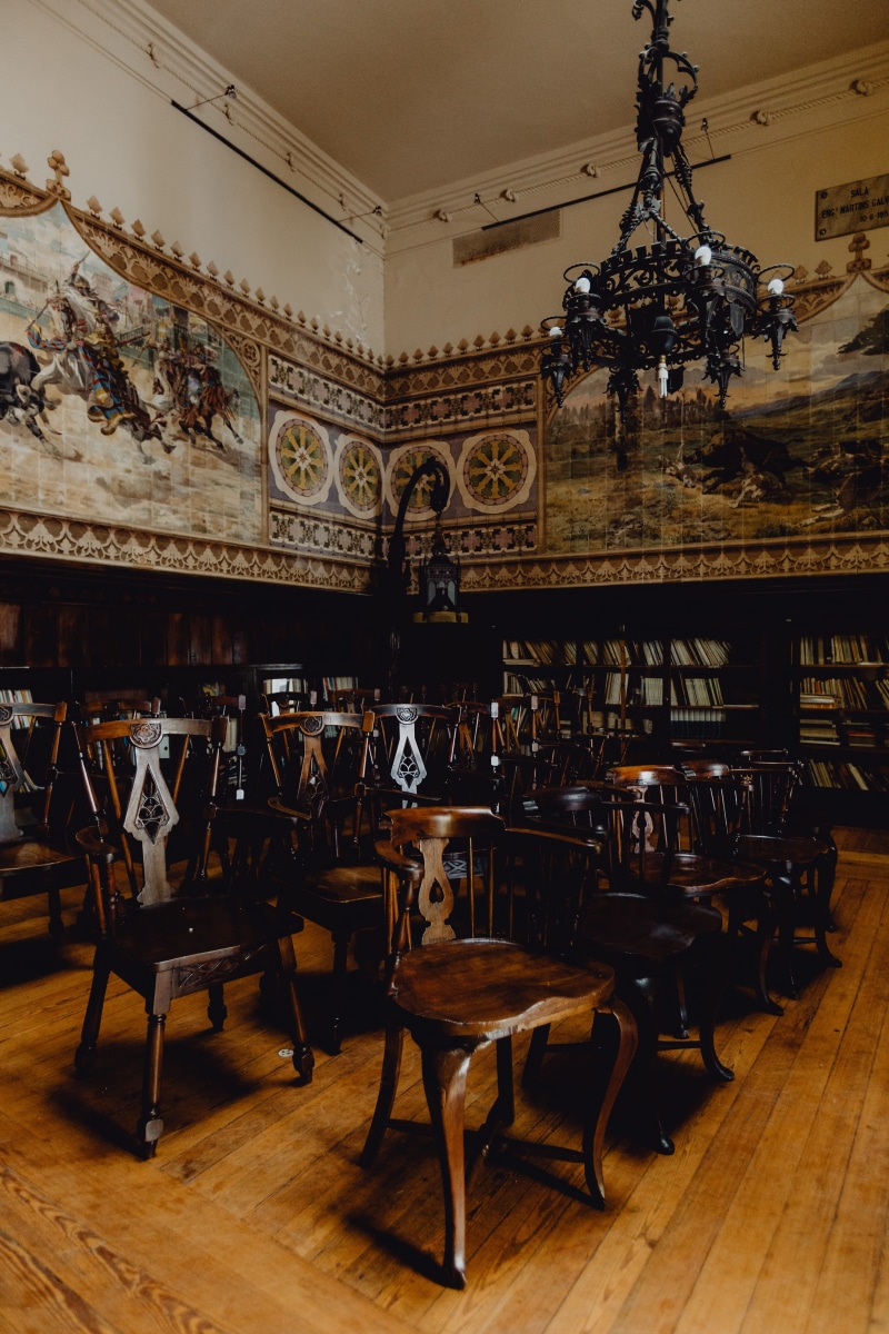 indoors, Casa do Alentejo, hardwood floor, Palacio Alverca, interior, no people, wood - material, flooring, furniture, 5K, business, architecture, history