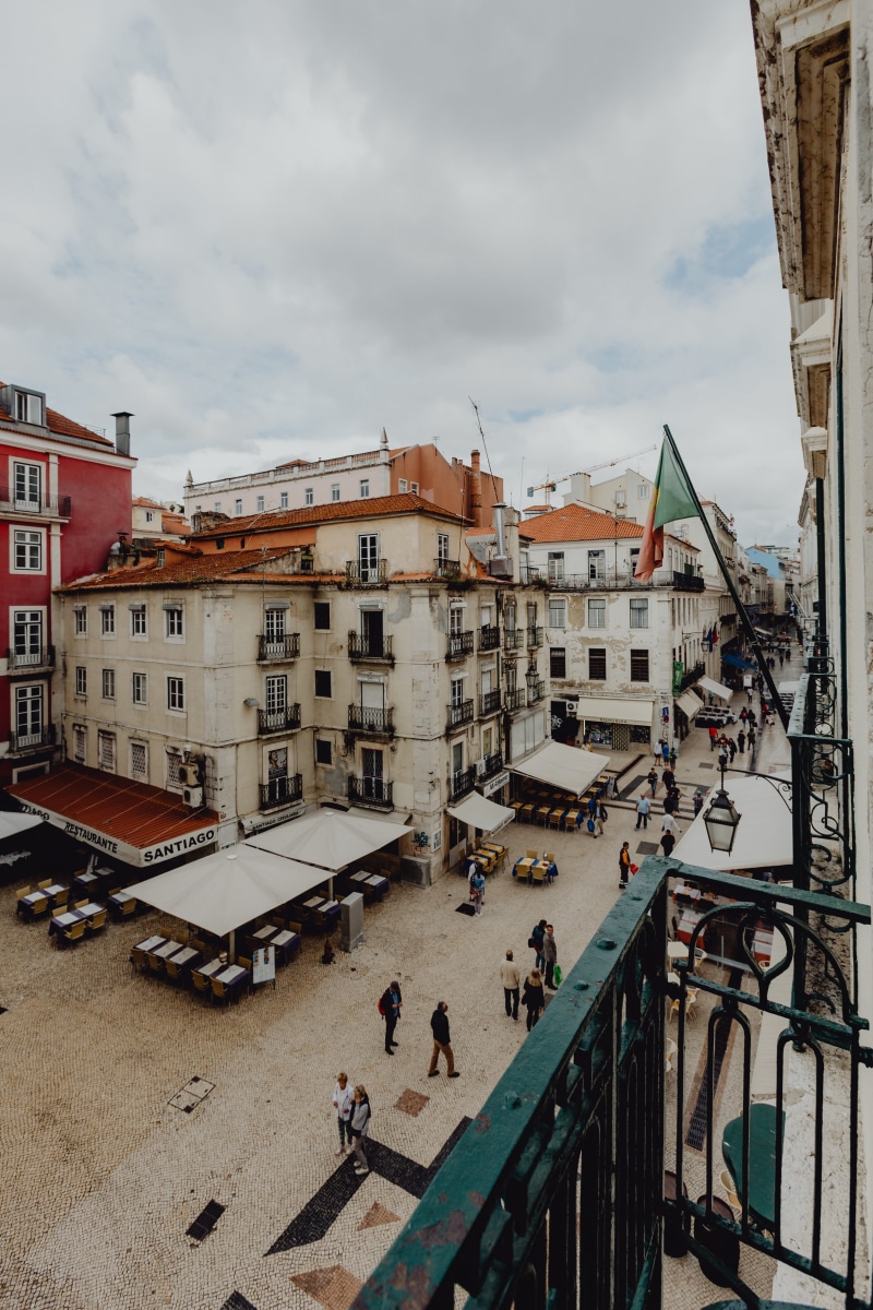 interior design, alentejo, high angle view, portugal, Moorish-style, cloud - sky, women, 5K, men, building exterior, lisbon, large group of people, day