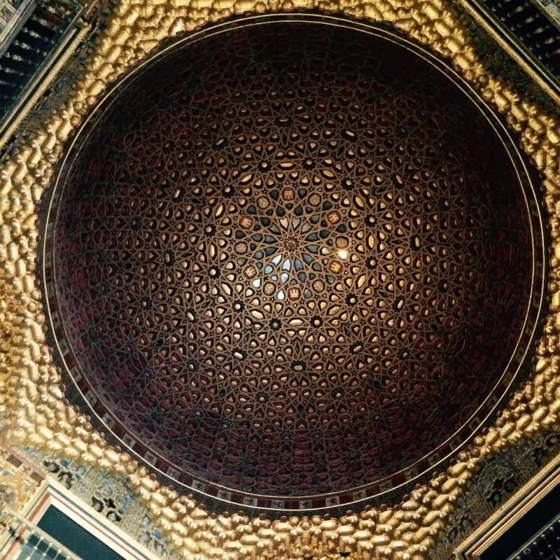 design, craft, shape, moorish, no people, indoors, religion, architecture and art, spirituality, pattern, circle, mural, art and craft, belief, architecture
