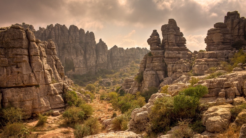 Spain, nature, El Torcal, aNDALUSIA, landscape, rock, 2K