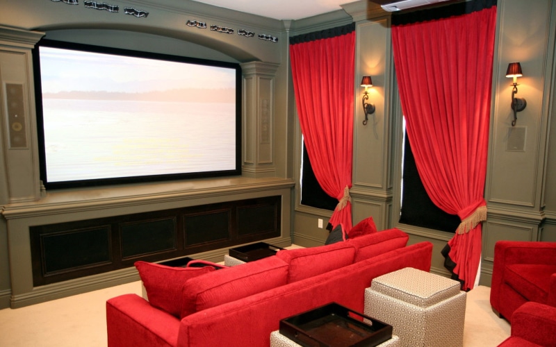 arts culture and entertainment, home, home showcase interior, no People, sofa, decor, comfortable, design, red, interior, style, modern, entertainment