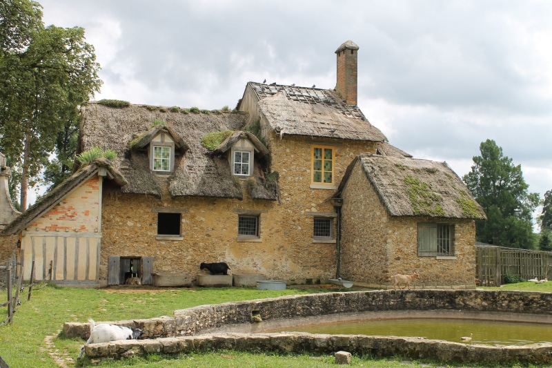 building, nature, farm, brown, history, gray, cottage, landscape, france, queen, building Exterior, rural Scene, stone wall, roof, window, abandoned, the past