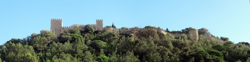 places of interest, built structure, plant, castle, landscape, tourism, historically, scenics - nature, wall, fortress, building exterior, great, sesimbra