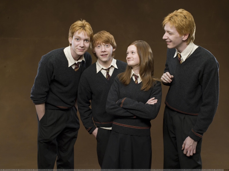art, ginny, weasley, entertainment, 1080P, x, harry, potter, movies, hd, ron, Harry Potter