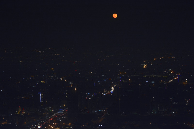 no people, office building exterior, moon, city, city life, 5K, tehran, sky, building, nature, built structure, cityscape, iran, building exterior, city night