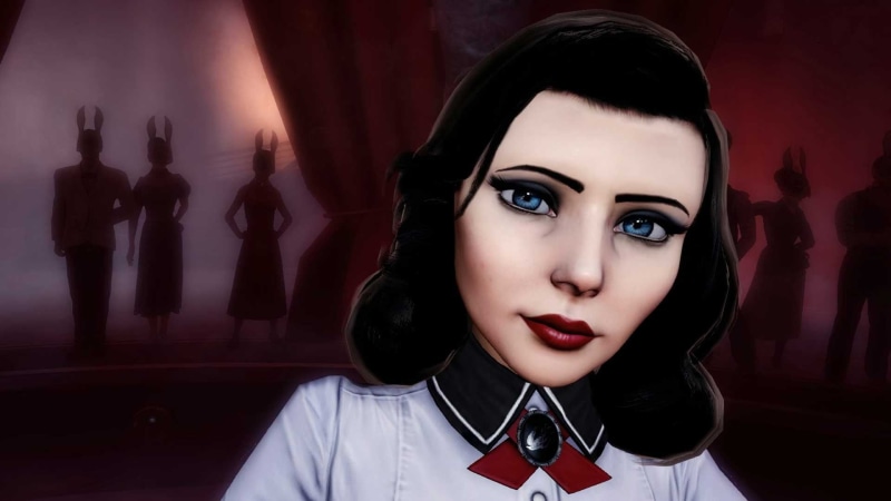 adult, illustration, video games, beautiful woman, hairstyle, close-up, character, BioShock Infinite: Burial at Sea, lipstick, witch, one person, evil