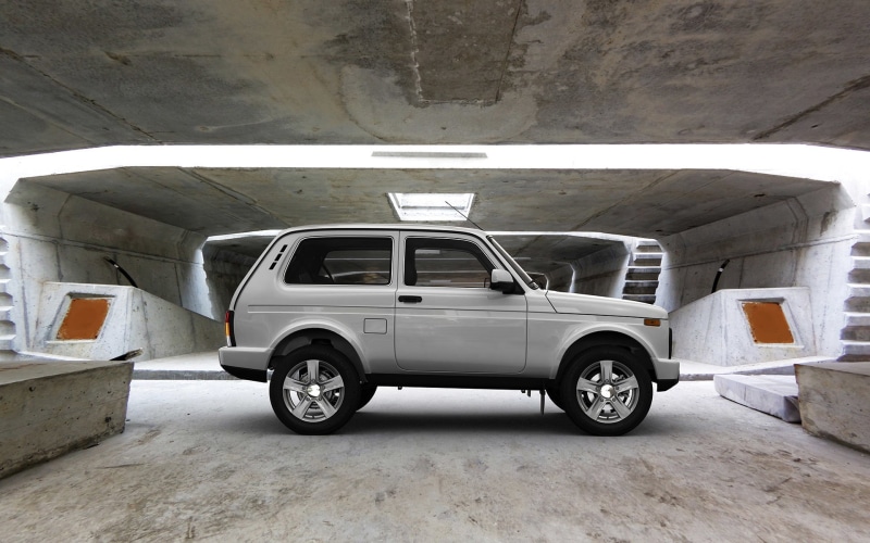 4x4, mode of transportation, no People, Niva, connection, van - vehicle, parking lot, garage, wheel, megapolis, transportation, a best-seller., sports Utility Vehicle