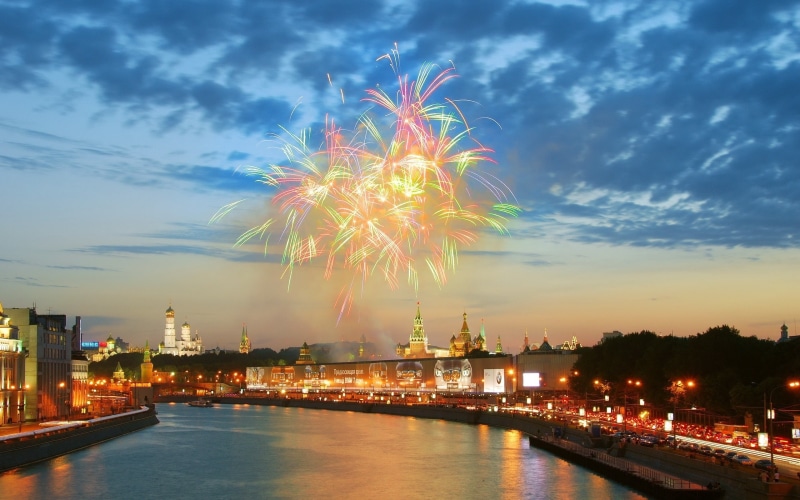 tourism, cityscape, no people, dusk, architecture, tower, firework display, travel, europe, reflection, glowing, outdoors, famous Place, vacations, multi Colored