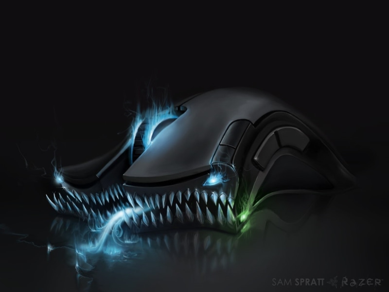 d, x, art, abstract, razer, cgi, hd, cg, mice, Computers, 720P