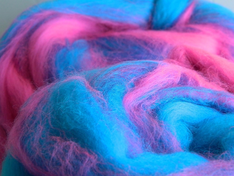 hairstyle, variation, still life, pink color, choice, no people, focus on foreground, thread, backgrounds, indoors, pink hair, multi colored, wool, blue