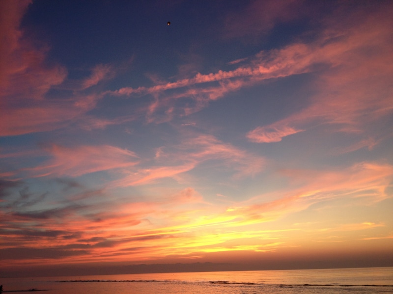 sea, scenics - nature, barnstable county, cloudscape, nature, 2K, orange color, massachusetts, tranquility, water, sky, romantic sky, horizon, tranquil scene