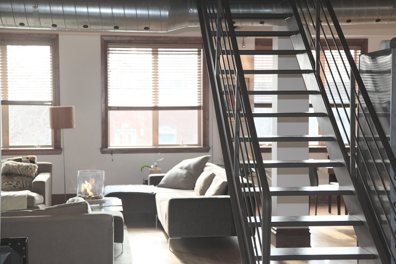 comfortable, household equipment, lifestyle, domestic room, condominium, 5K, stairs, indoors, nature, seat, office, modern, livingspace, nobody, business