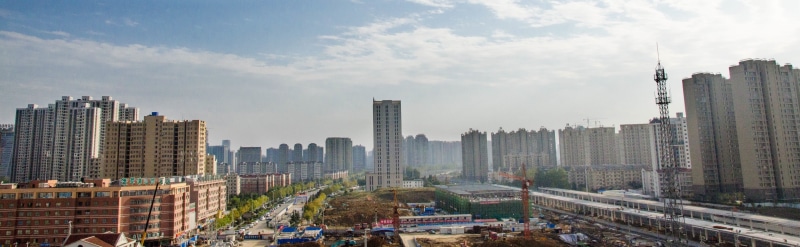 city life, cloud - sky, metropolitan area, city, mode of transportation, 4K, downtown, urban skyline, cityscape, architecture, building exterior, panorama