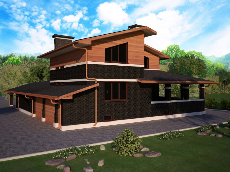 building, grass, 2K, built structure, design, roof, luxury, house, window, architect, tree, project, sunlight, residential district, country house, plant