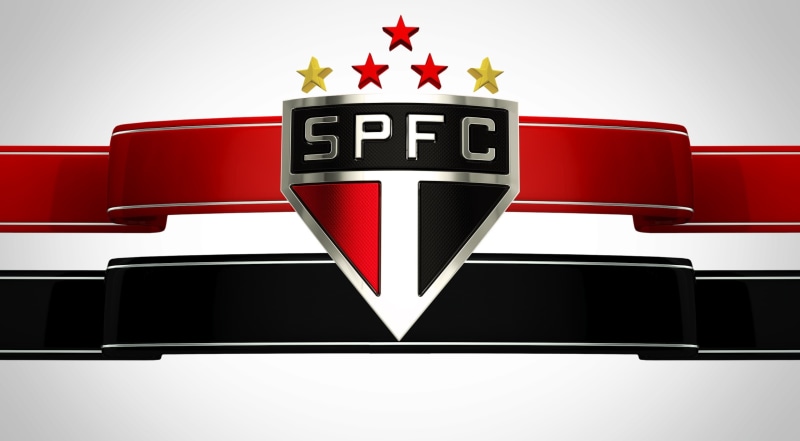 Sports, three dimensional, success, christmas, version, clean, sport, logo, futebol, winning, white, spfc, indoors, celebration, studio shot