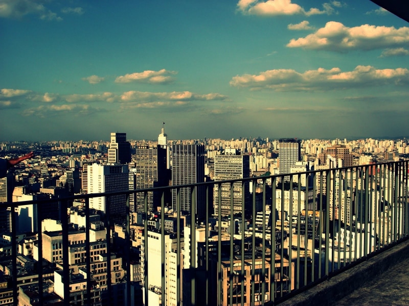 urban, city, 720P, landscape, metropole, aerial view, paulo, brazil, sao