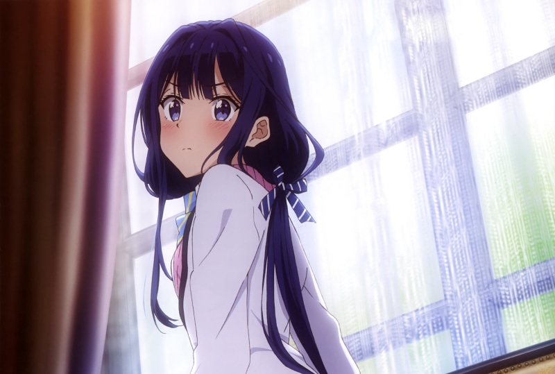 waist up, standing, hairstyle, real people, looking at camera, leisure activity, sunlight, beautiful woman, portrait, young women, Masamune-kun no Revenge