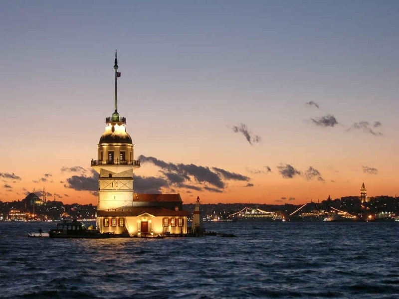 turkey, blue, sea, 720P, nature, maiden 039 s, cityscapes, istanbul, tower