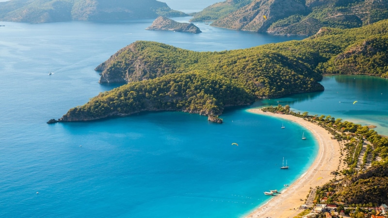 beach, nature, landscape, beauty, 1080P, amazing, blue, turkey, oludeniz