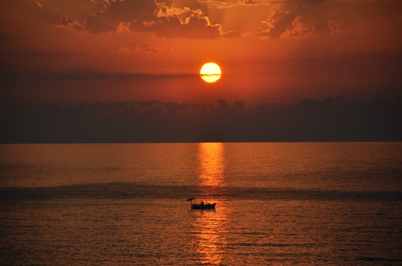 solar, nautical vessel, sailboat, horizon over water, the setting sun, souvenir, mode of transportation, boats, in the water, giresun, sparkle, horizon