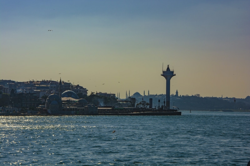 giresun, üsküdar, morning, tourism, solar, city, sky, istanbul, landscape, tower, sunset, cityscape, background, turkey, spire, no people, religion, blue
