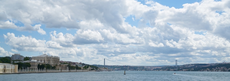 environmental, structure, sea, marine, bay, background, panoramic, morning, connection, cloud - sky, boats, cityscape, beach, beautiful, middle east, istanbul