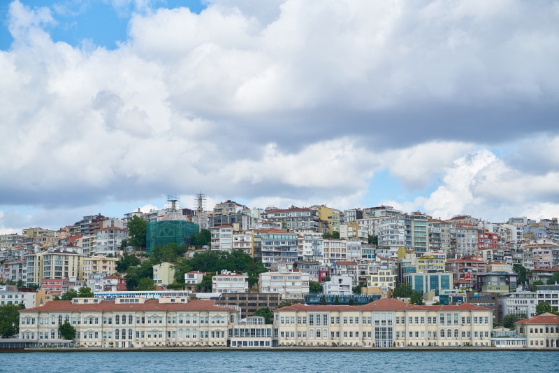 old, city ​​center, day, residential building, blue sea, cloud - sky, throat, coastline, mimar sinan, water, beautiful, light, sea, mosque, building exterior