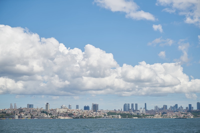 structure, nature, cloud - sky, travel Locations, building, great, design, Istanbul, outdoors, throat, beautiful, water, blue, light, office building exterior