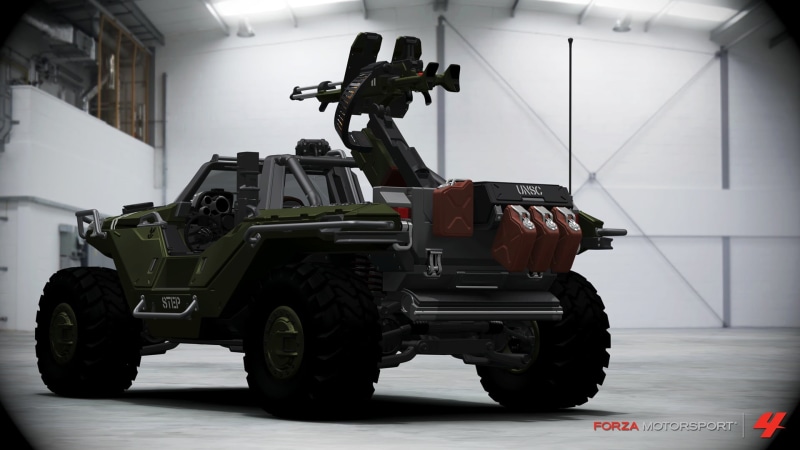 Forza Motorsport, Forza Motorsport 4, communication, machinery, gray, black, day, gun, transportation, mode of transportation, car, land vehicle, military