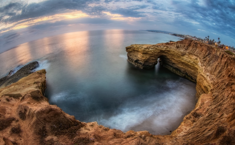 Sunset, 5K, Dusk, idyllic, Beach, sunsetcliffs, Pacific, Sand, Cliffs, Ocean, canon, canon5d, sea, land, tranquility, day, scenics - nature, island, nature