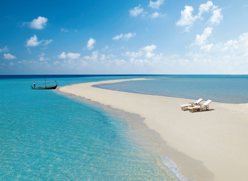 island, blue, boat, tourist Resort, beauty In Nature, nature, beach, scenics, horizon over water, no People, outdoor, sky, two, tropical, lounge, relaxation