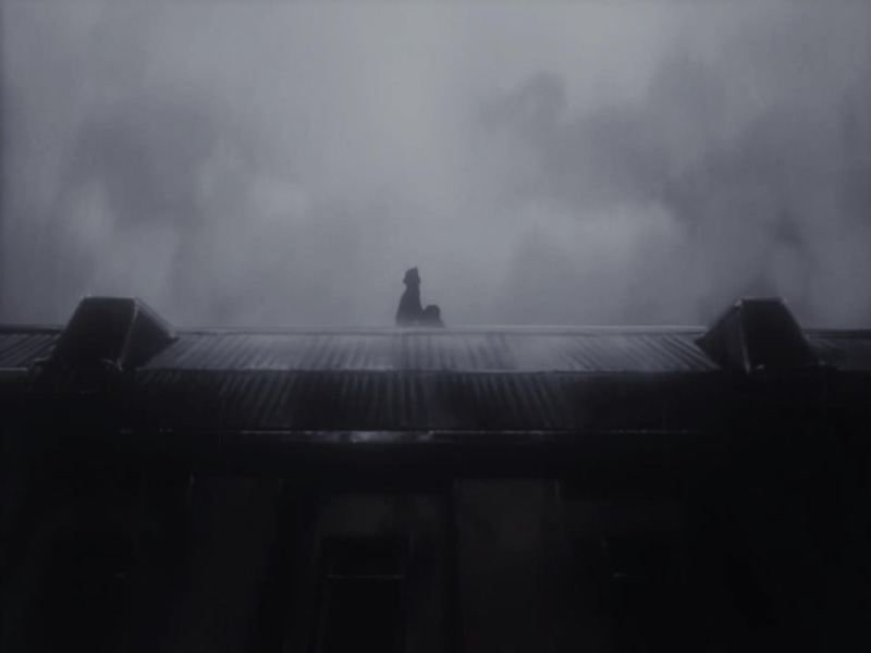 frame, one person, fog, day, metal, Spike Spiegel, 1080P, sky, real people, women, pollution, architecture, lifestyles, Cowboy Bebop, building exterior