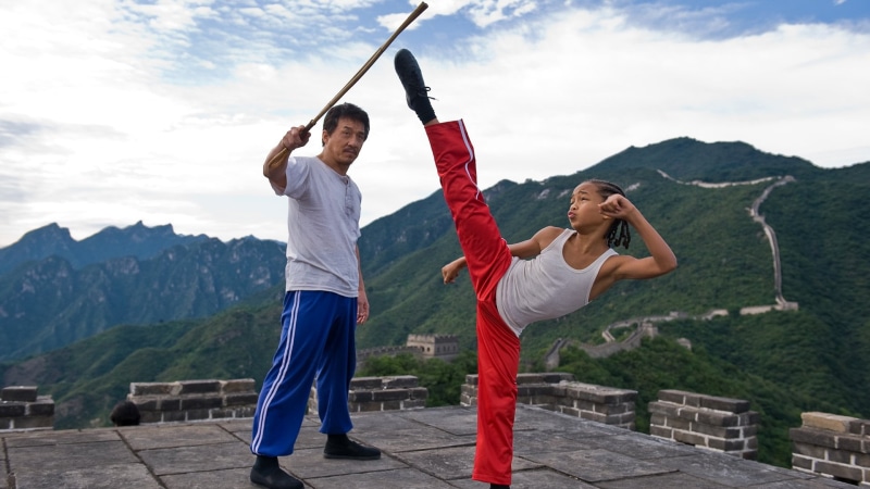 people, two people, happiness, cloud - sky, 1080P, lifestyles, couple - relationship, young adult, adult, Jaden Smith, mountain, positive emotion, The Karate Kid (2010)